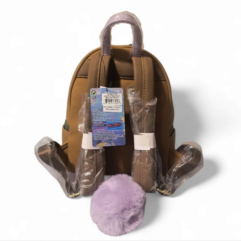 Loungefly Disney Emperor's New Groove Yzma the Cat Scout Uniform Mini Backpack - Picture 4 of 8